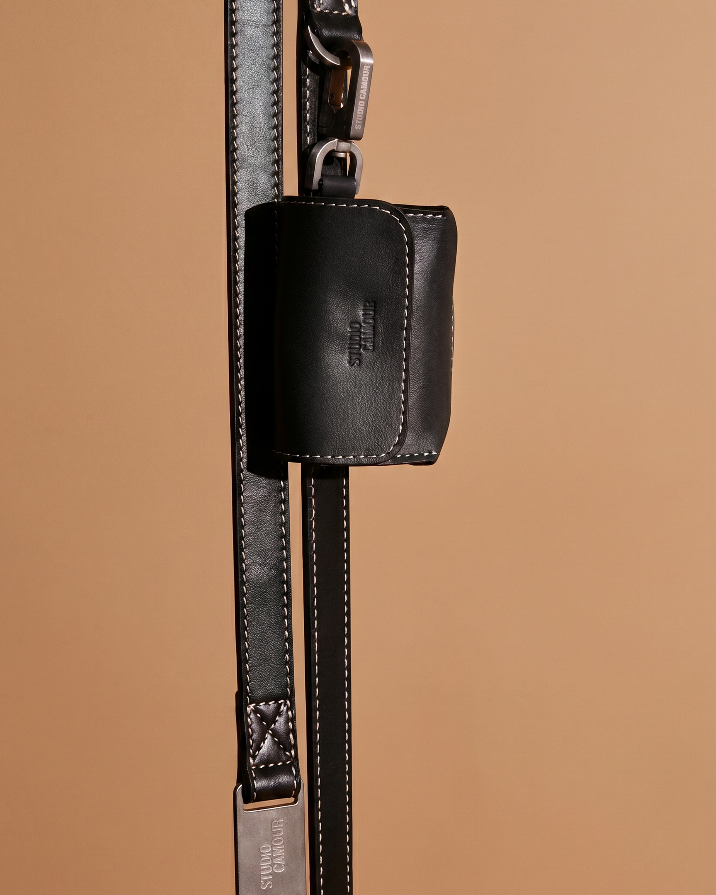 Lune Waste Bag Holder - Vegetable tanned Calf Leather