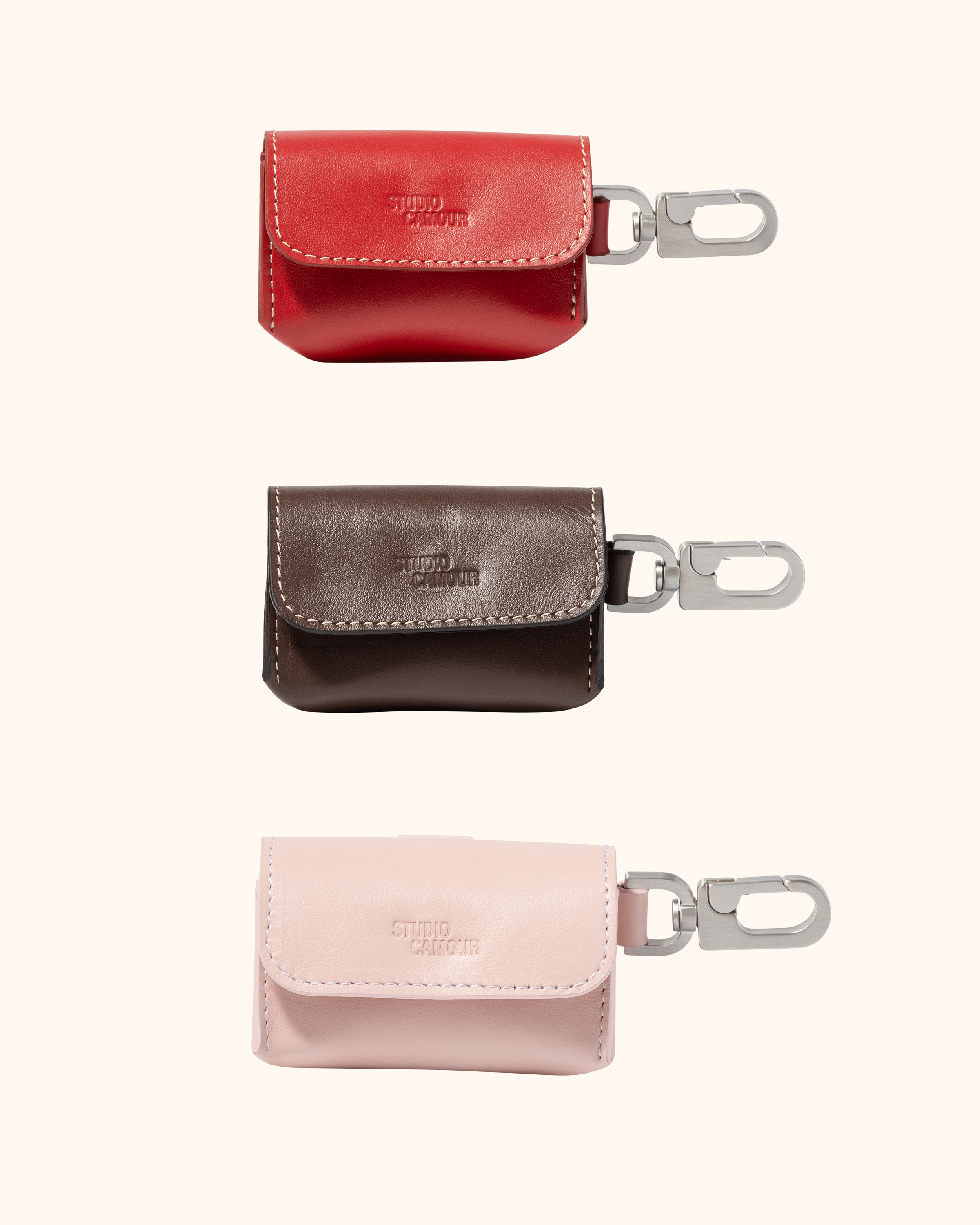 Lune Waste Bag Holder - Smooth Calf Leather